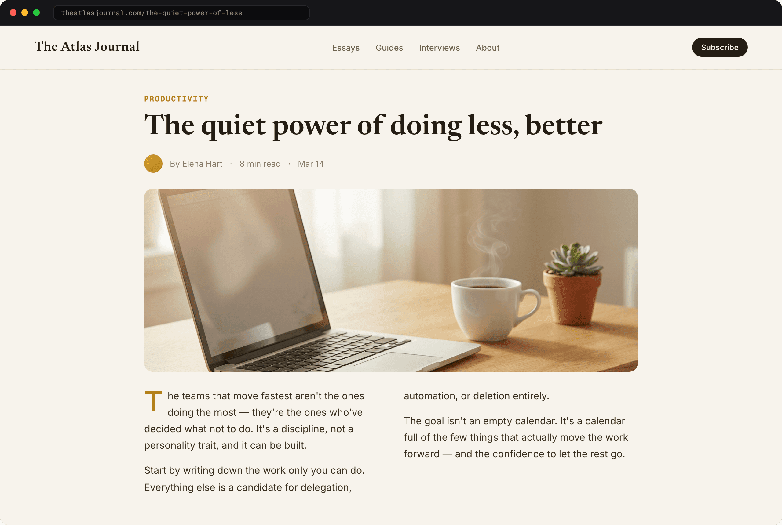 Blog / SEO article