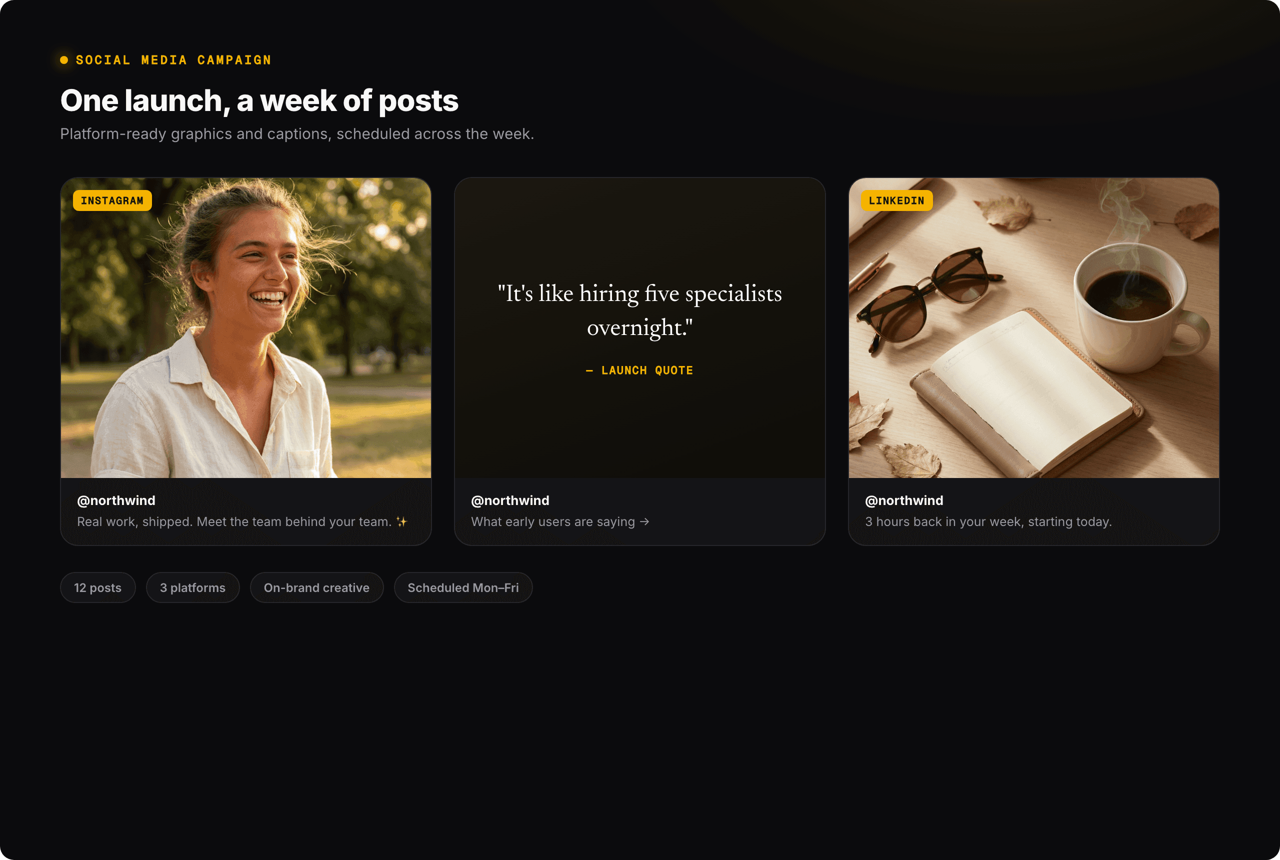 Social campaign